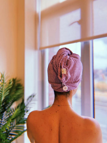 Hair Towel Wrap- Microfibre Terry – Once Upon A Trim