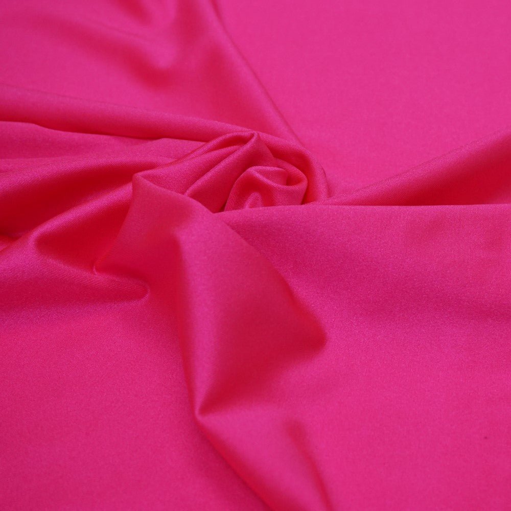 close up of neon pink fabric