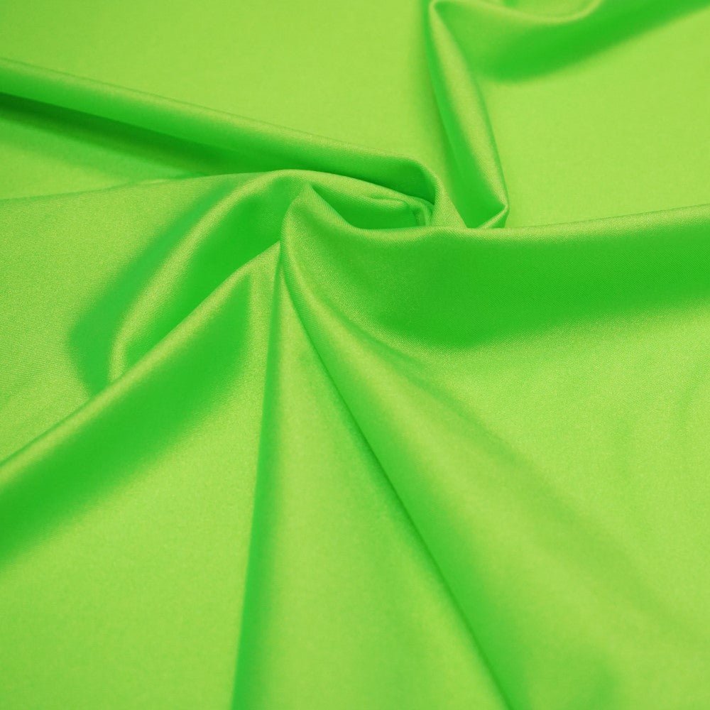 close up of electric lime green fabric